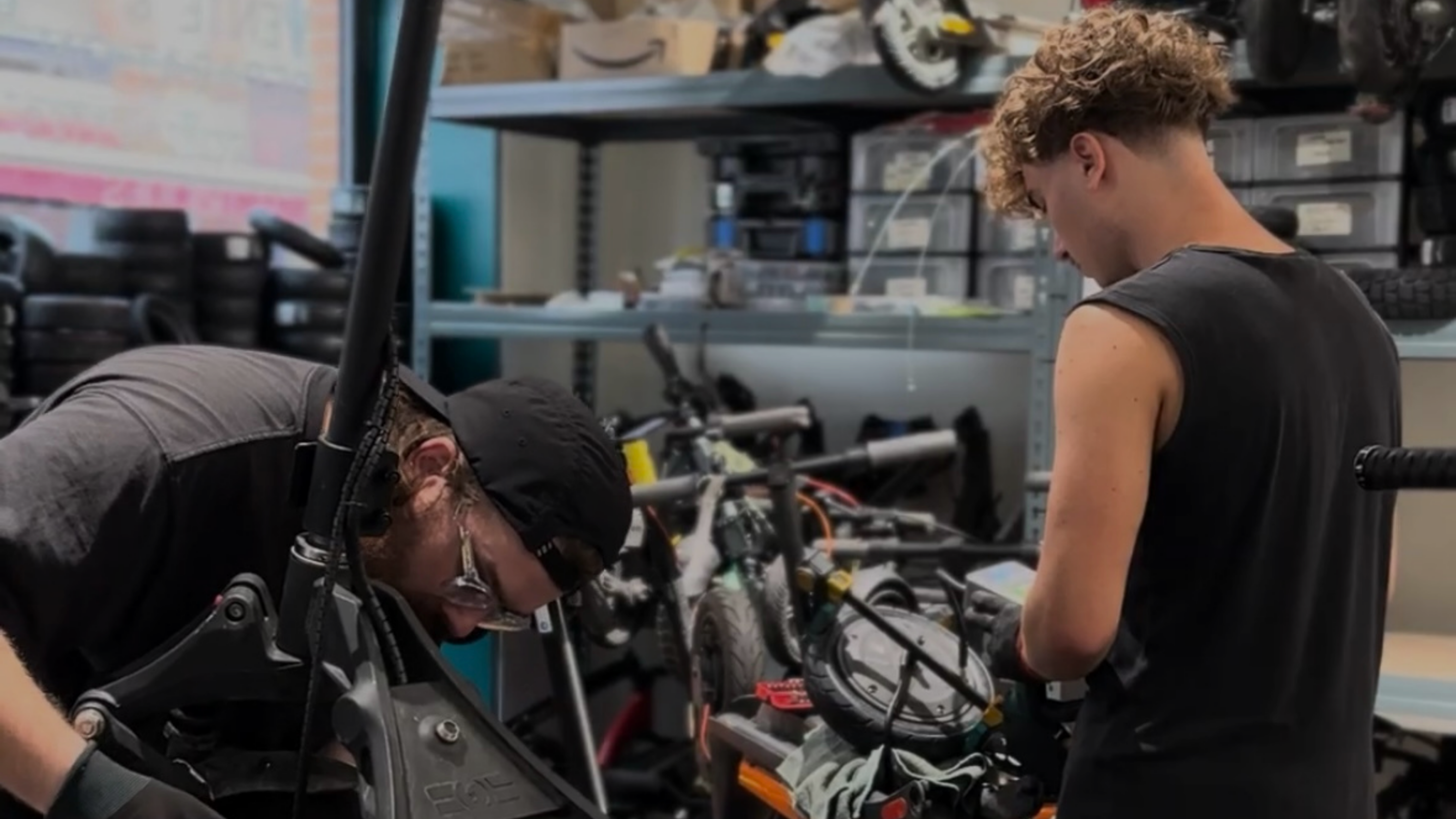 Réparation de trottinettes électriques