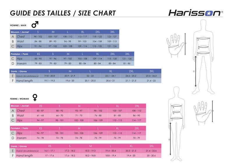 Sous Gants hiver Harisson
