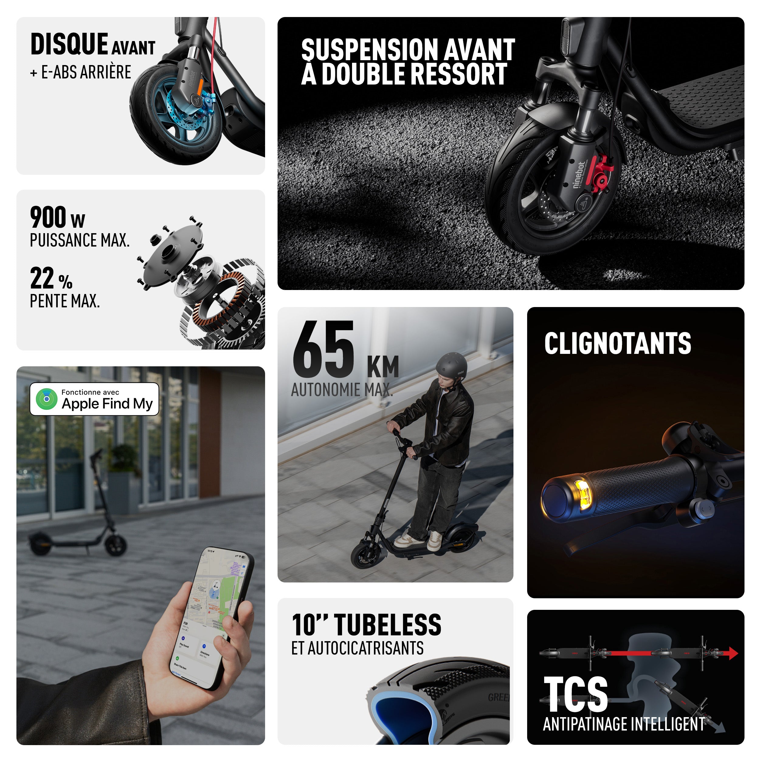 Trottinette électrique Segway-Ninebot F2 Pro E