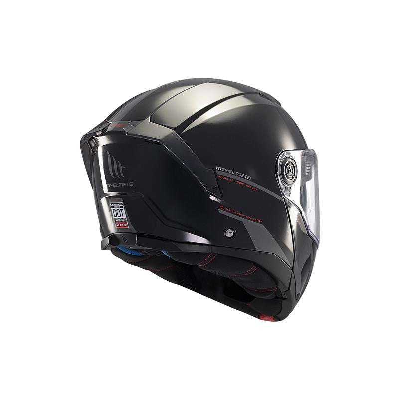 MT HELMET Atom 2 SV Solide A1 Gloss Noir