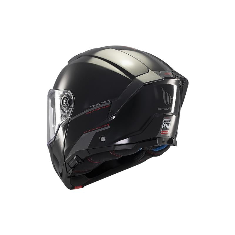 MT HELMET Atom 2 SV Solide A1 Gloss Noir