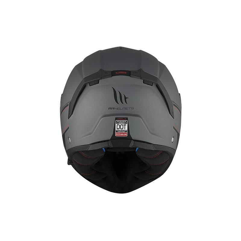 MT HELMET Atom 2 SV Solide A2 Matt Titanium