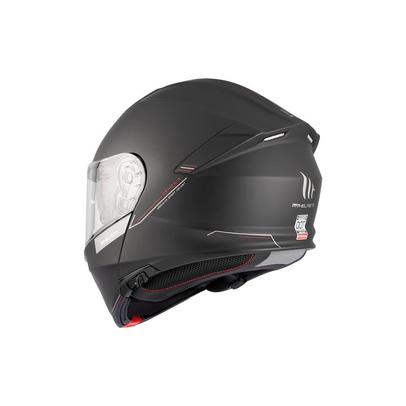 MT HELMET Genesis SV Solide A1 Matt Noir