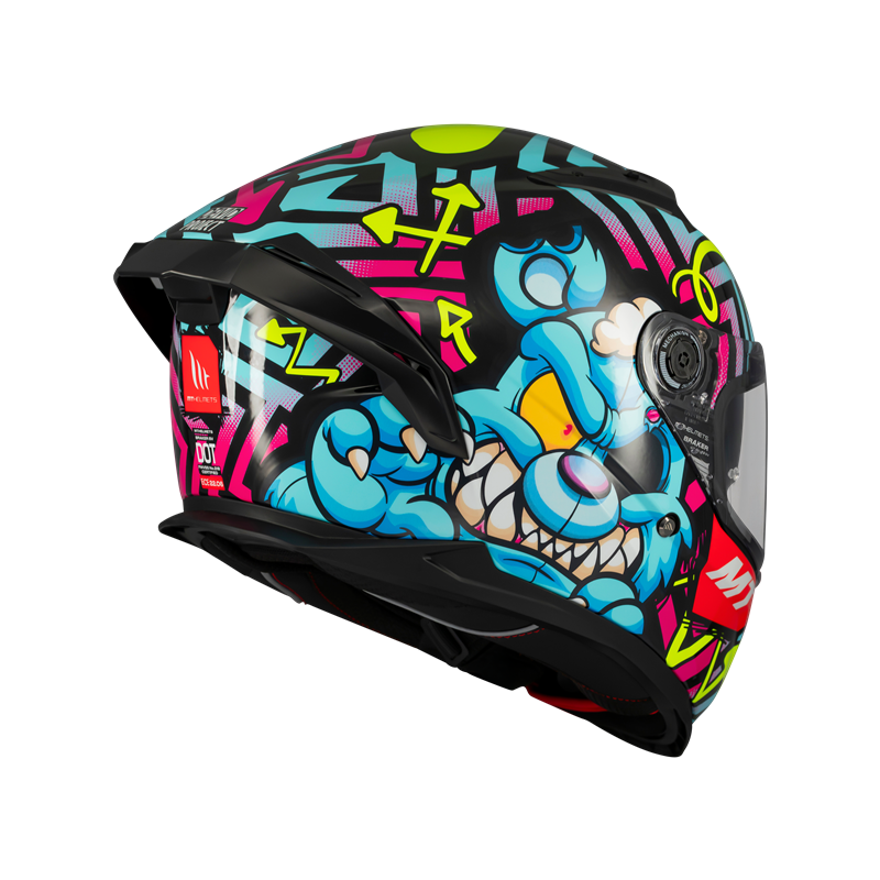 MT HELMET FF128SV Braker SV Crazy Teddy B7 Gloss