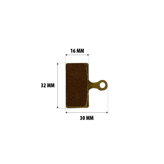 Plaquettes de frein metalliques Shimano B01S