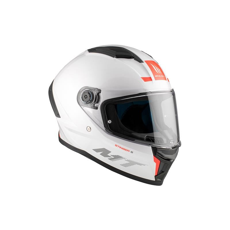 MT HELMET Stinger 2 Solid A0 Gloss Pearl White