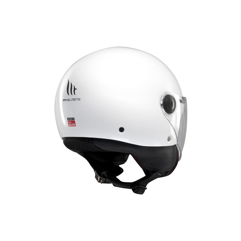 MT HELMET Street S Solid A0 Gloss White
