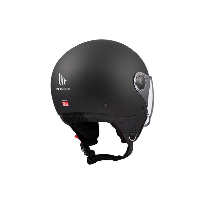 MT HELMET Street S Solid A1 Matt Black