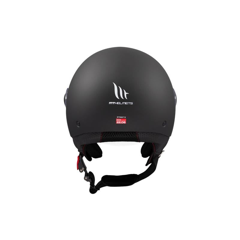 MT HELMET Street S Solid A1 Matt Black