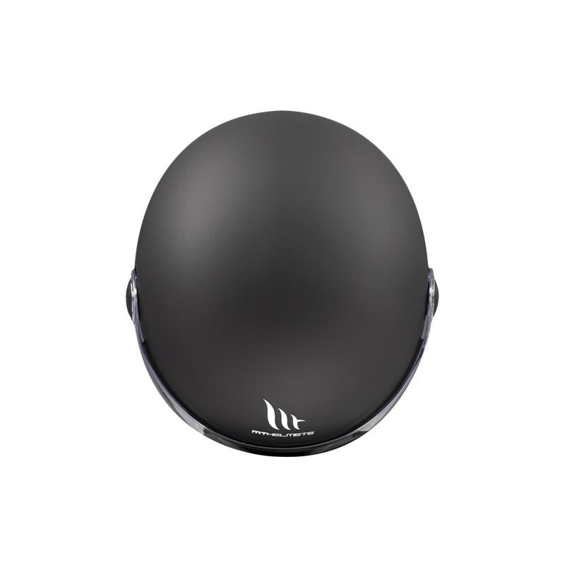 MT HELMET Street S Solid A1 Matt Black