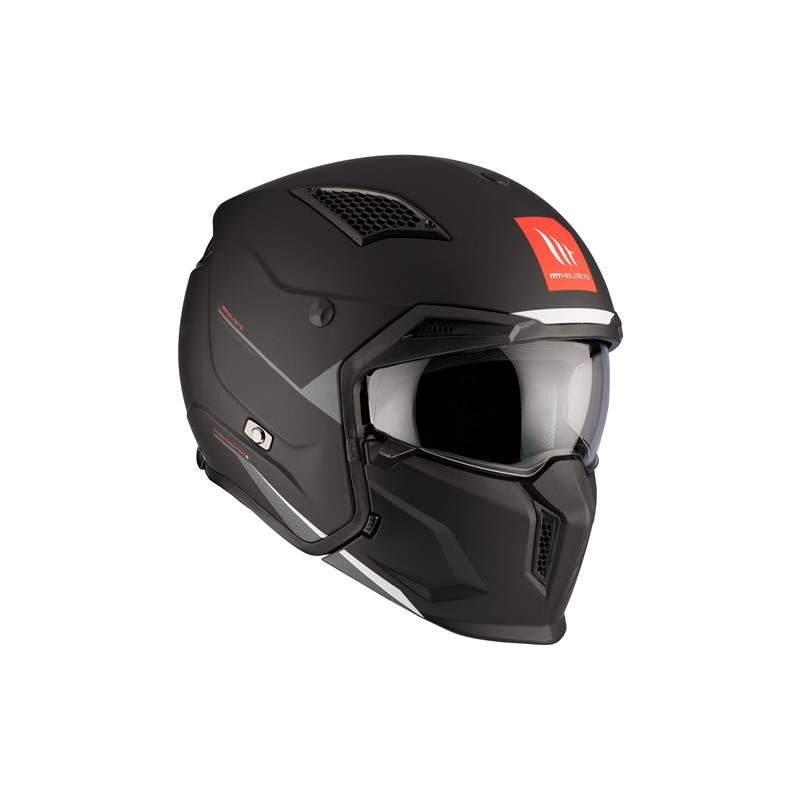 MT HELMET STREETFIGHTER SV S Solid A1 Matt Black