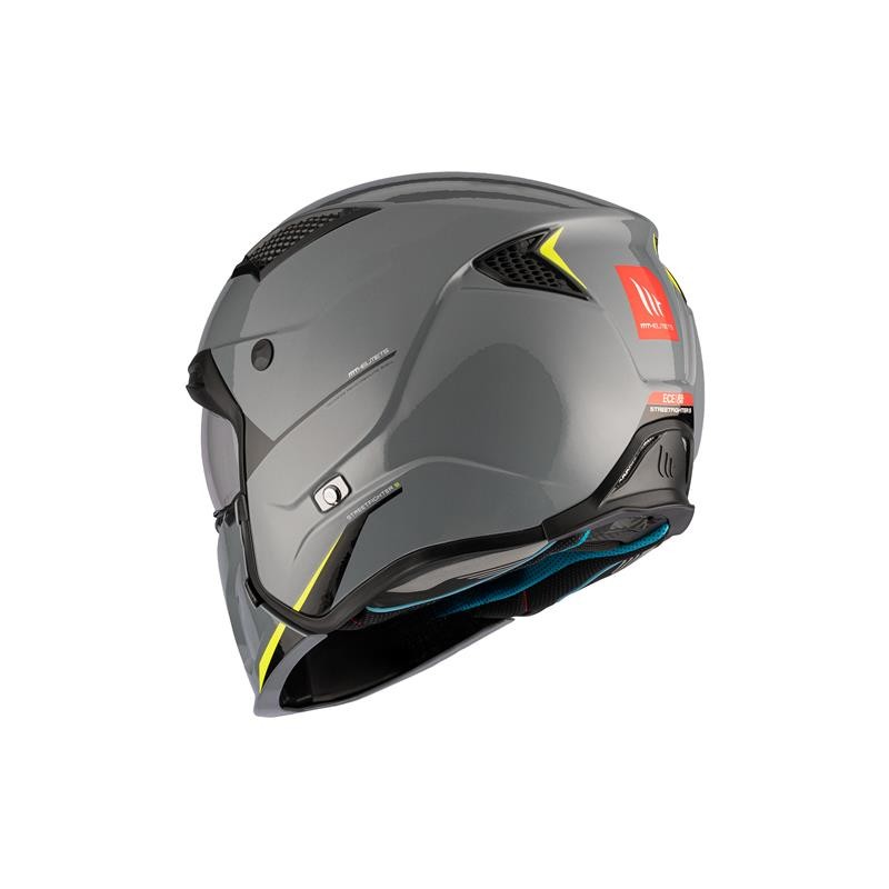 MT HELMET STREETFIGHTER SV S Solid A22 Gloss Grey