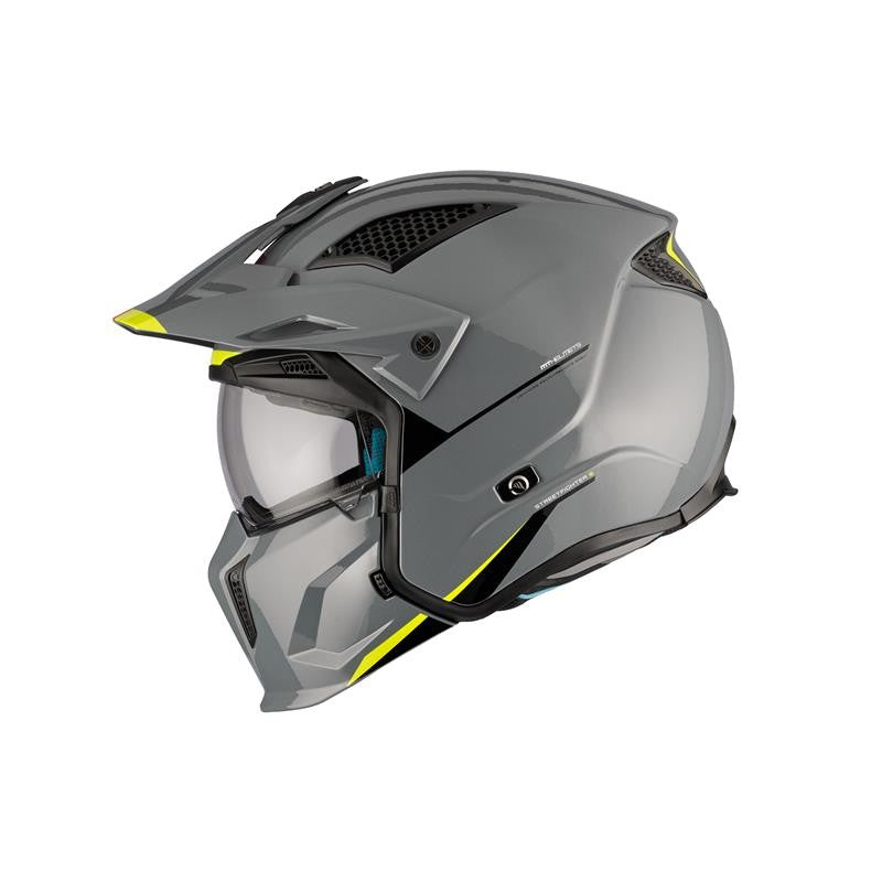 MT HELMET STREETFIGHTER SV S Solid A22 Gloss Grey