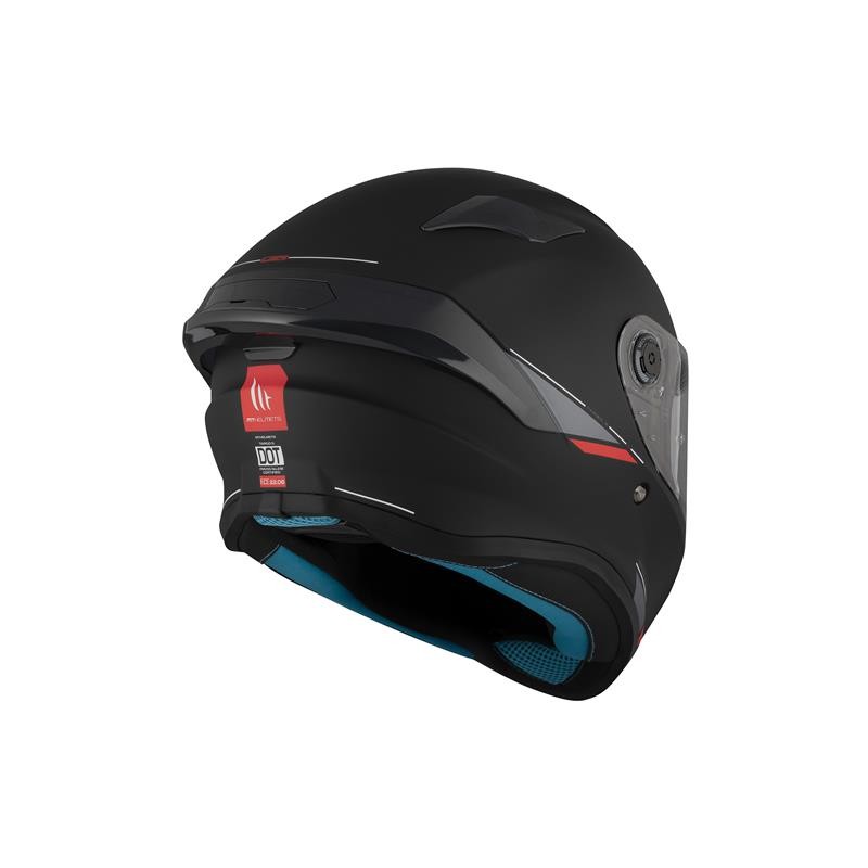 MT HELMET Targo S Solid A1 Matt Black