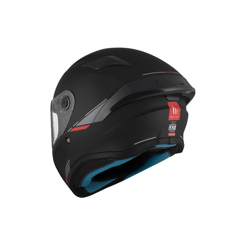 MT HELMET Targo S Solid A1 Matt Black