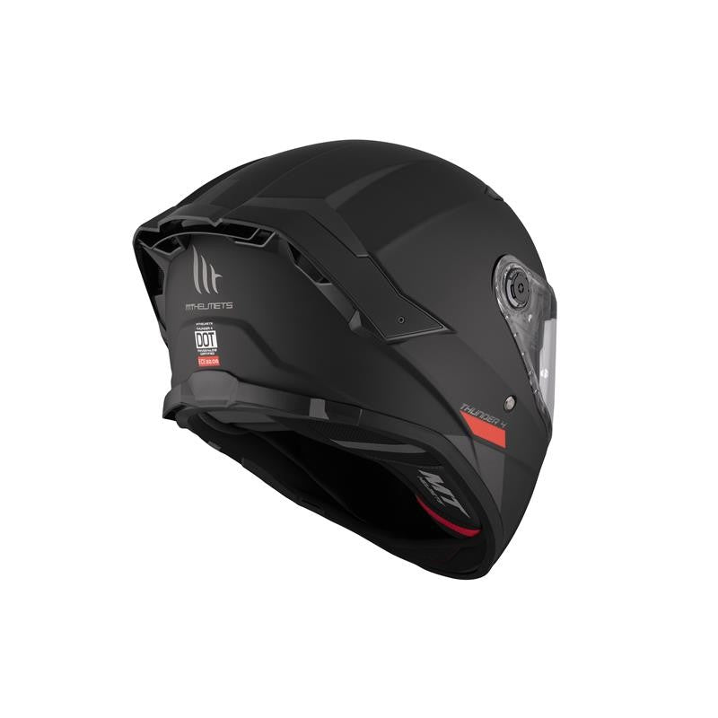 MT HELMET FF118SV Thunder 4 SV Solide A1 Matt Noir