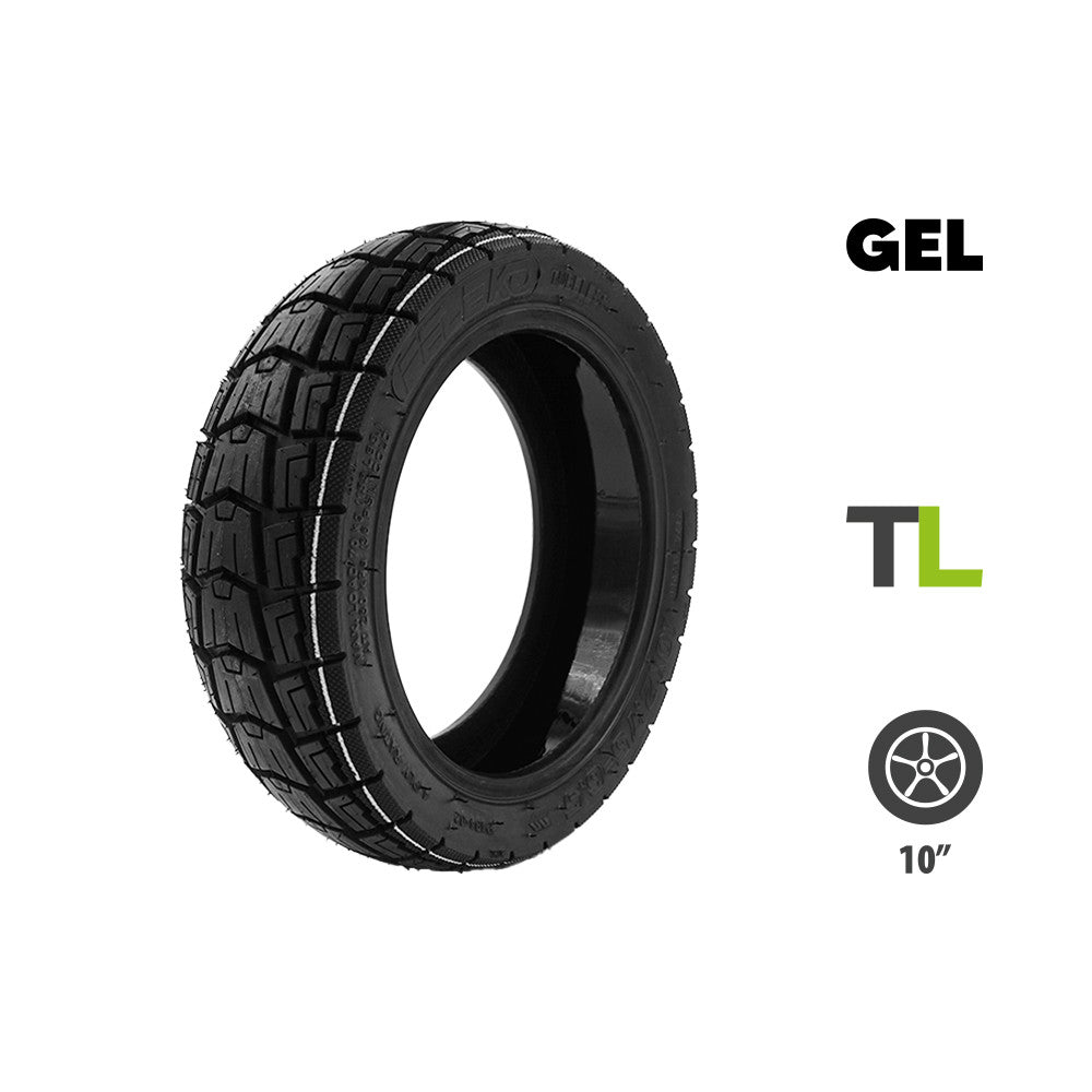 Pneu 10x2.75-6.5 Tubeless + gel anti crevaison Urbanglide E-cross