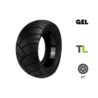 Pneu 100/55-6.5 avec gel anti crevaison