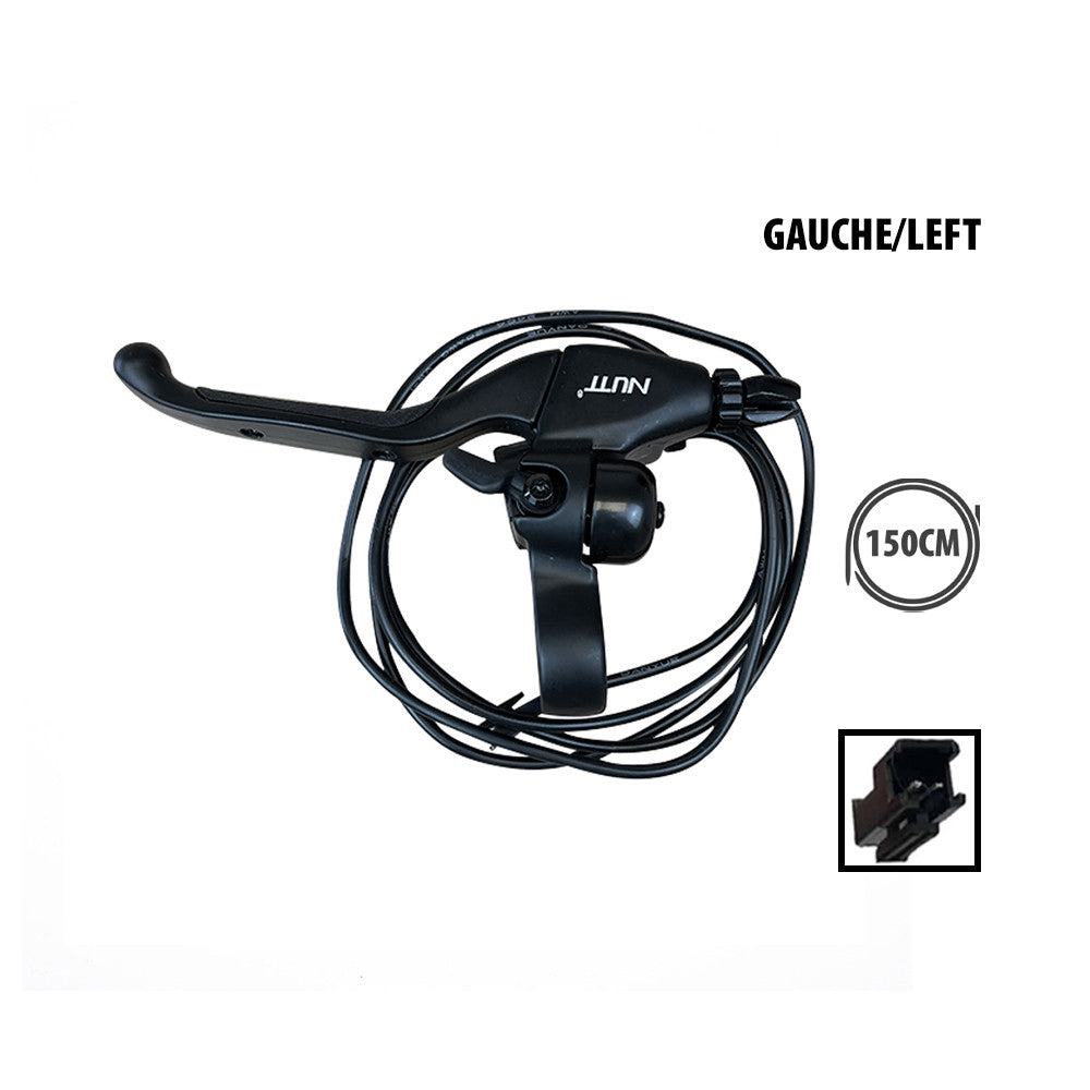 Poignée de frein gauche Nutt avec sonnette cable 150cm JST