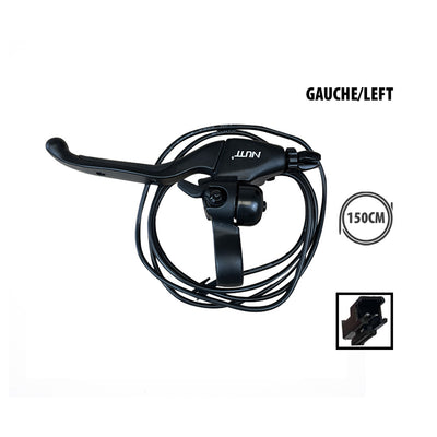 Poignée de frein gauche Nutt avec sonnette cable 150cm JST