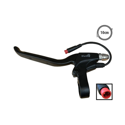 Left brake lever with waterproof connector