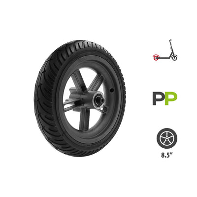 Rear wheel with solid tire for Xiaomi M365 
