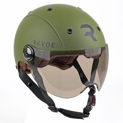 CASQUE ADULTE REVOE PREMIUM URBAIN/CITY KAKI MAT