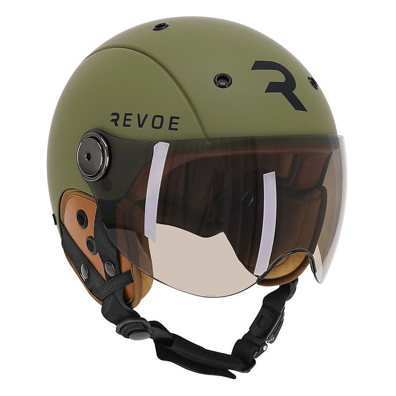 CASQUE ADULTE REVOE PREMIUM URBAIN/CITY KAKI MAT