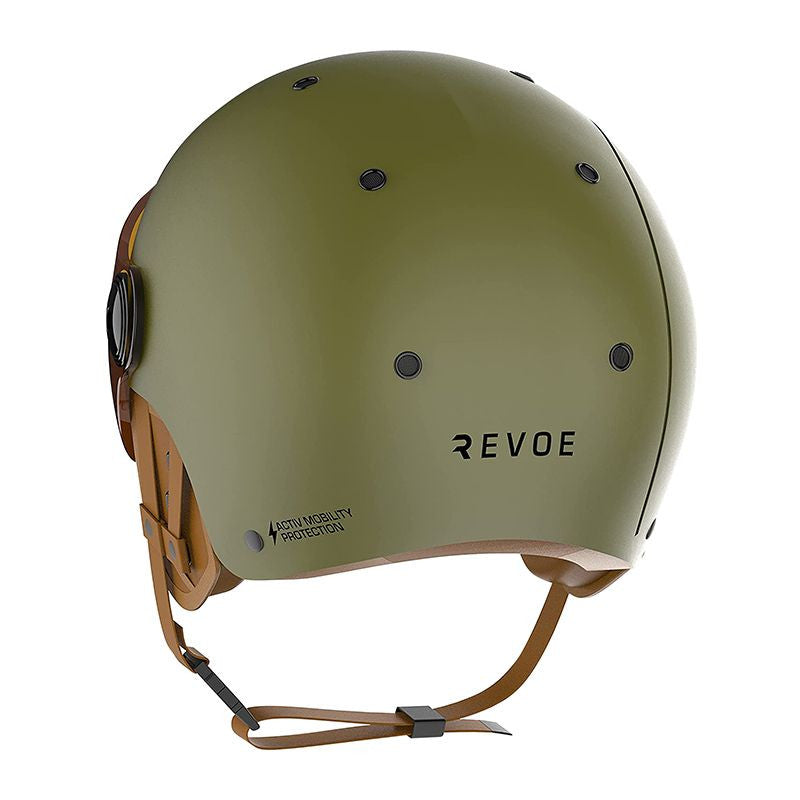 CASQUE ADULTE REVOE PREMIUM URBAIN/CITY KAKI MAT