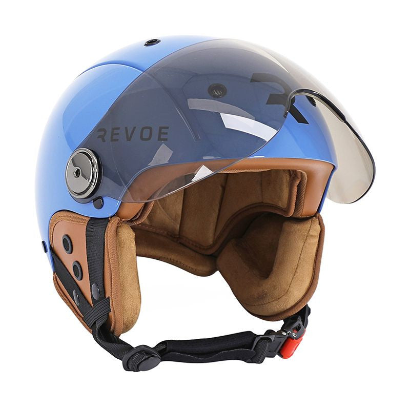 CASQUE ADULTE REVOE PREMIUM URBAIN/CITY BLEU PETROL