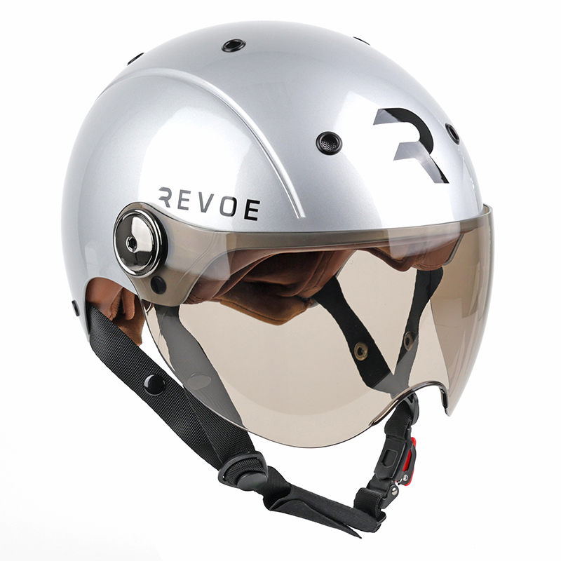 CASQUE ADULTE REVOE PREMIUM URBAIN/CITY GRIS SILVER