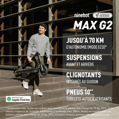Trottinette électrique Segway-Ninebot Max G2 E