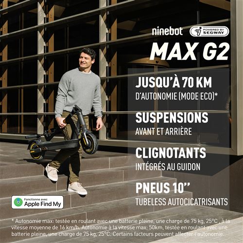 Trottinette électrique Segway-Ninebot Max G2 E