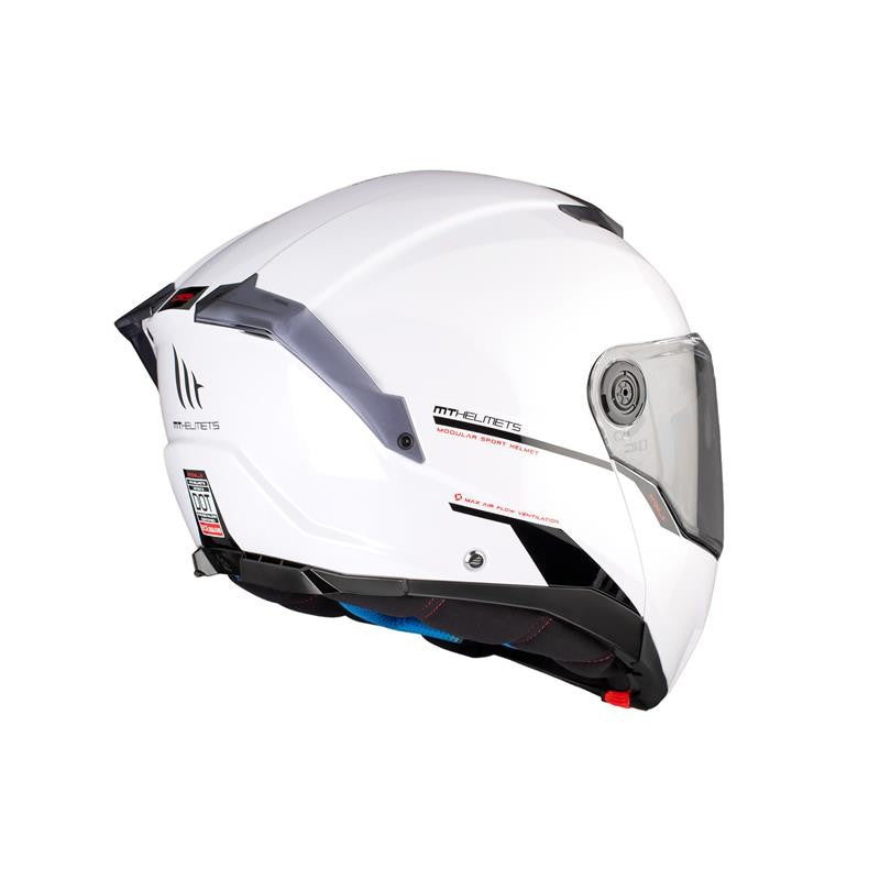 MT HELMET Atom 2 SV Solide A0 Gloss White