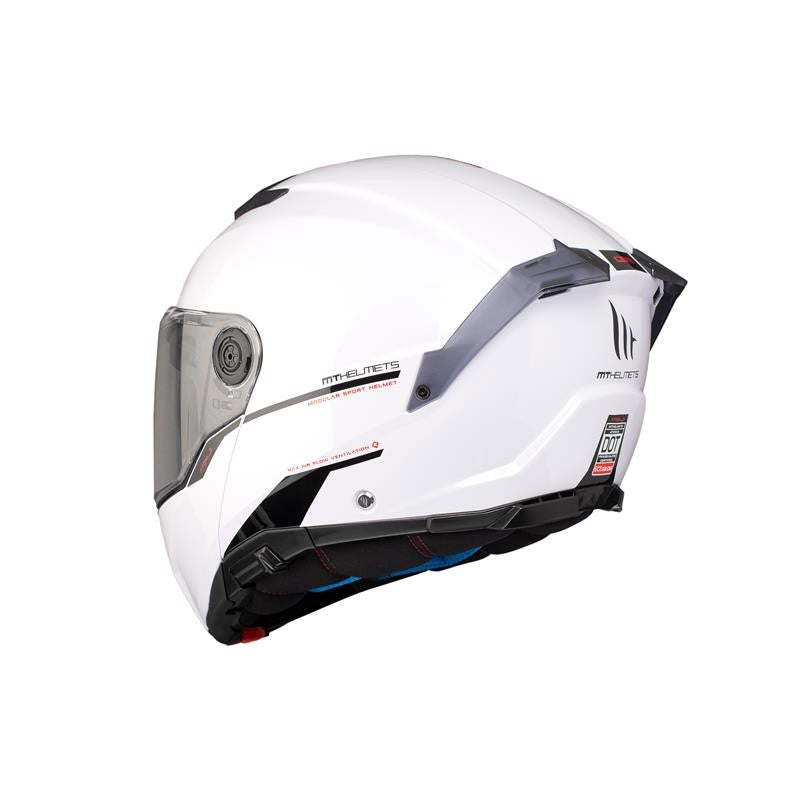 MT HELMET Atom 2 SV Solide A0 Gloss White