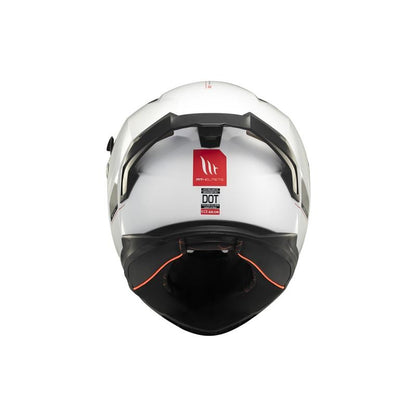 MT HELMET Braker SV Solide A0 Gloss Pearl White