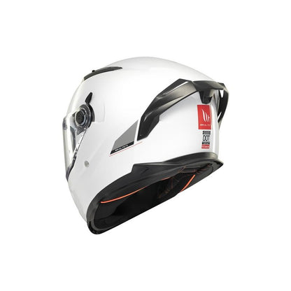 MT HELMET Braker SV Solide A0 Gloss Pearl White