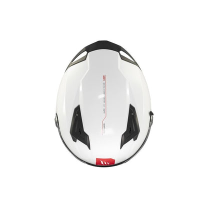 MT HELMET Braker SV Solide A0 Gloss Pearl White