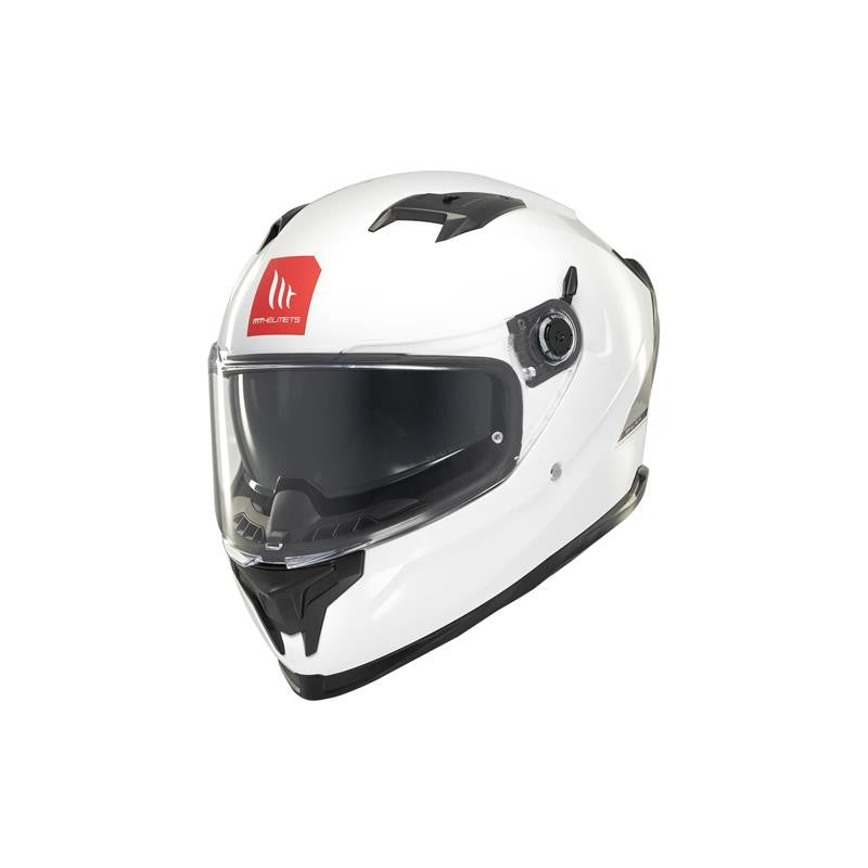 MT HELMET Braker SV Solide A0 Gloss Pearl White