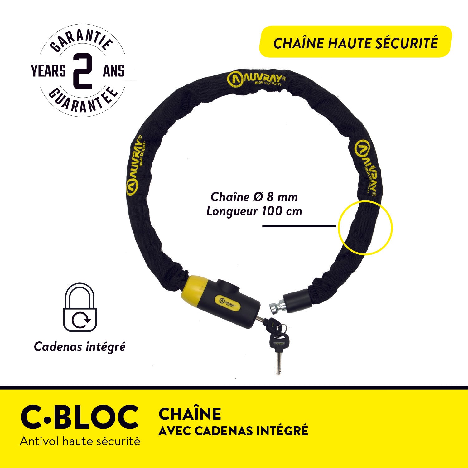 C•BLOC avec cadenas intégré