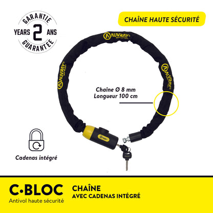 C•BLOC avec cadenas intégré