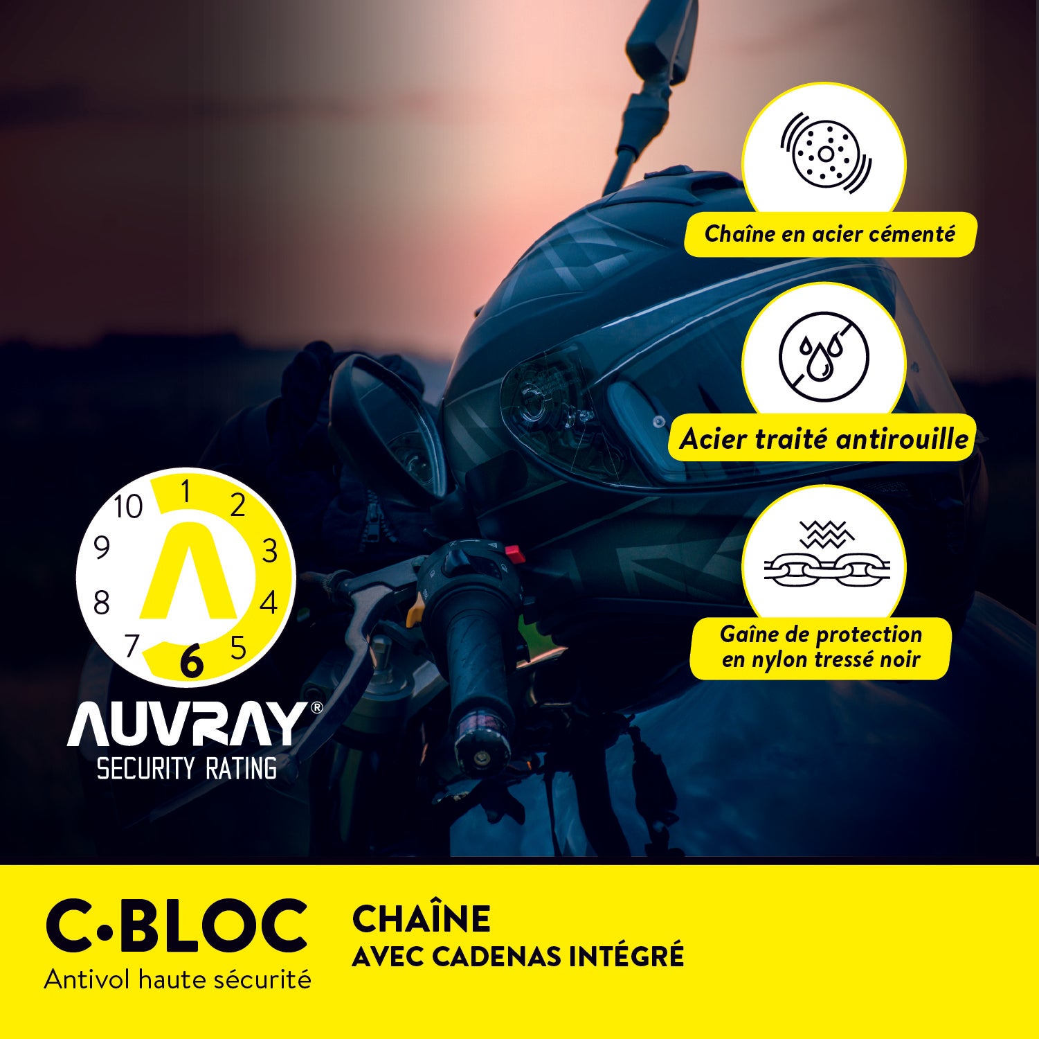 C•BLOC avec cadenas intégré