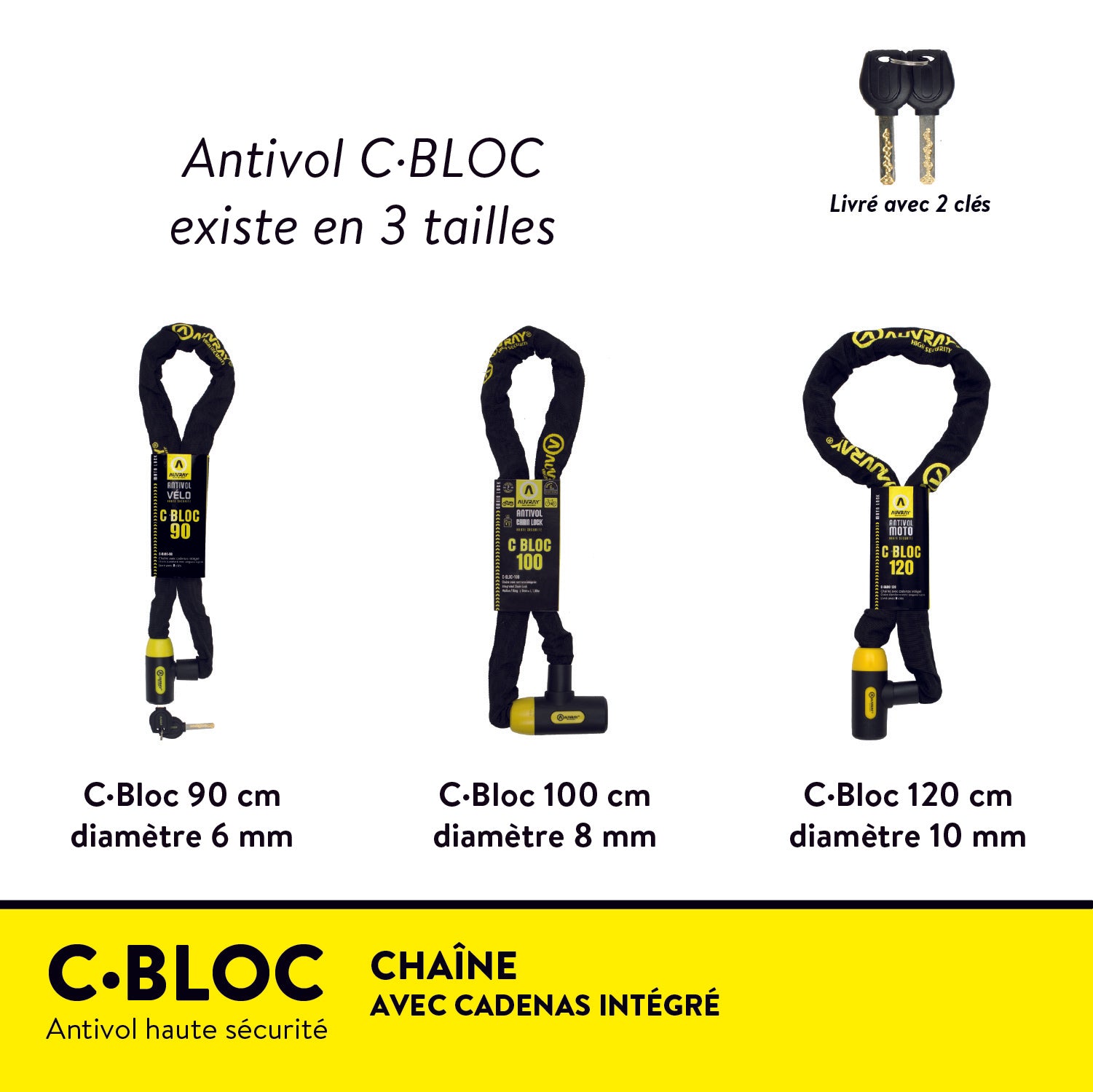 C•BLOC avec cadenas intégré