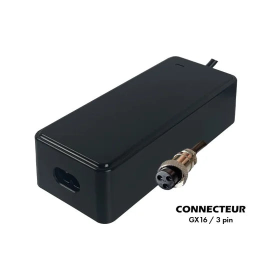 Chargeur 24V ➡️ 29.4V / 2A (connecteur GX16-3p)
