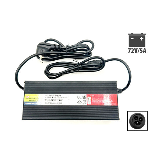 Chargeur rapide Dualtron 72V 5A prise LP-16