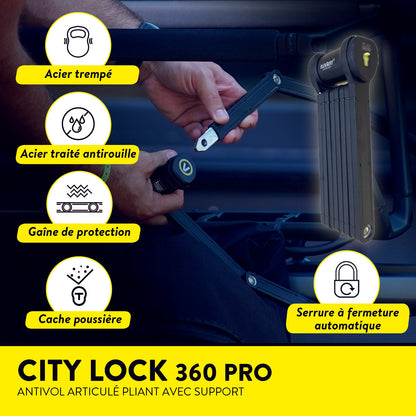 CITY LOCK 360 PRO – avec support