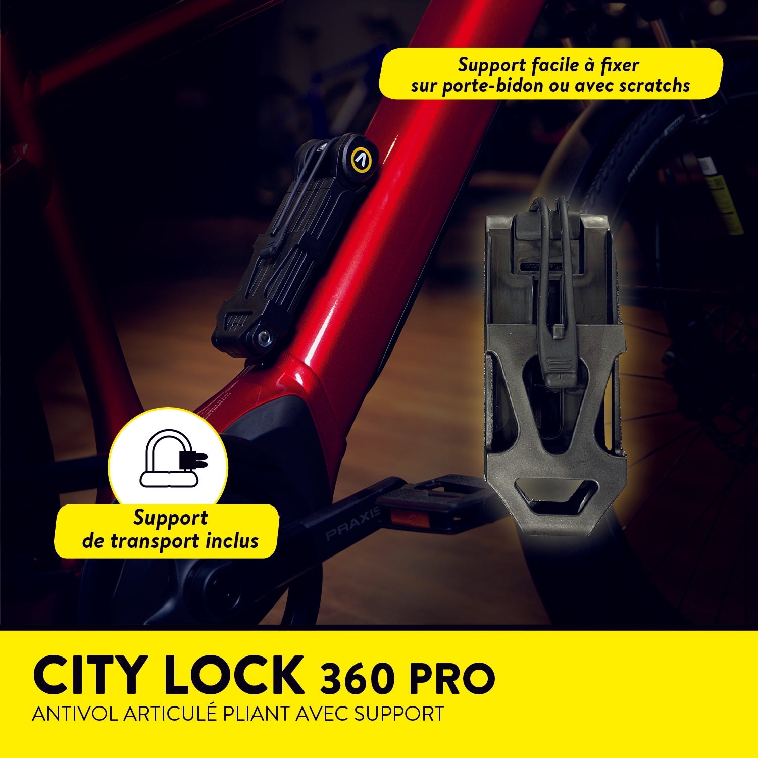 CITY LOCK 360 PRO – avec support