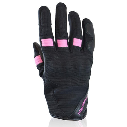 Gants Harisson été Rock pour femme Noir / Rose
