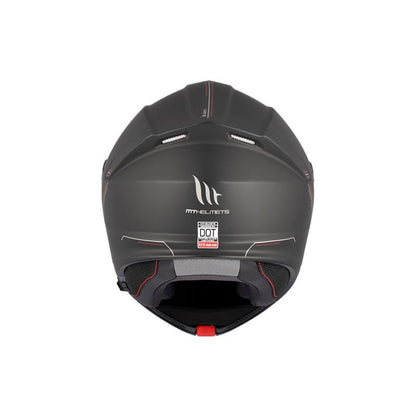 MT HELMET Genesis SV Solide A1 Matt Noir