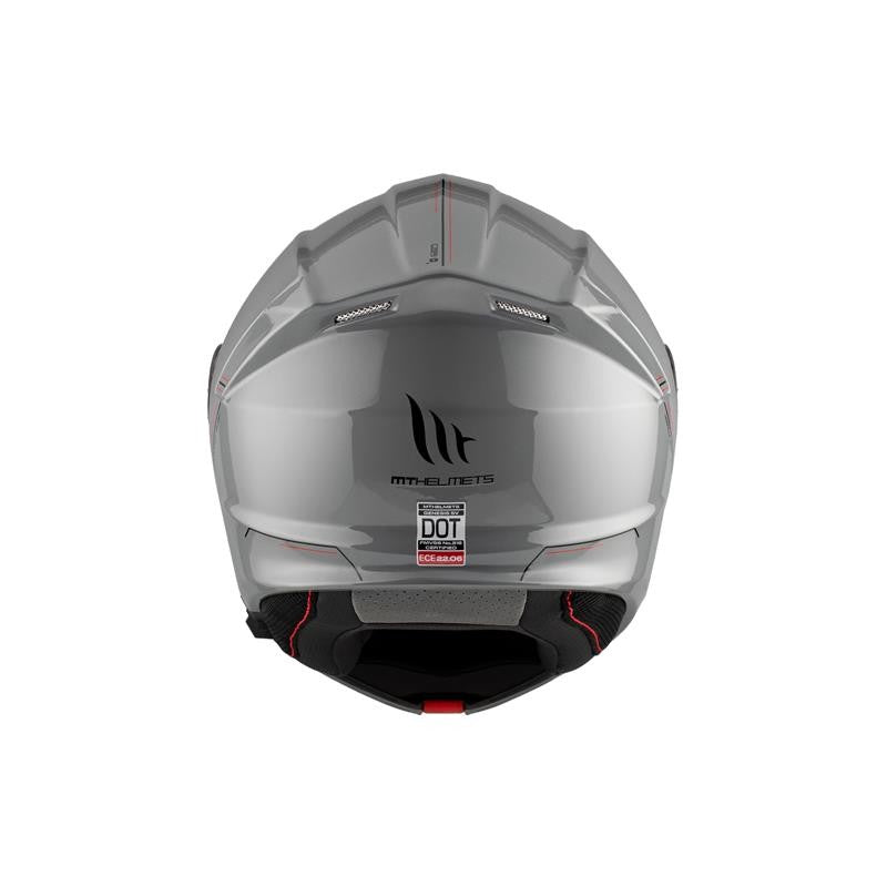 MT HELMET Genesis SV Solide A12 Gloss Grey